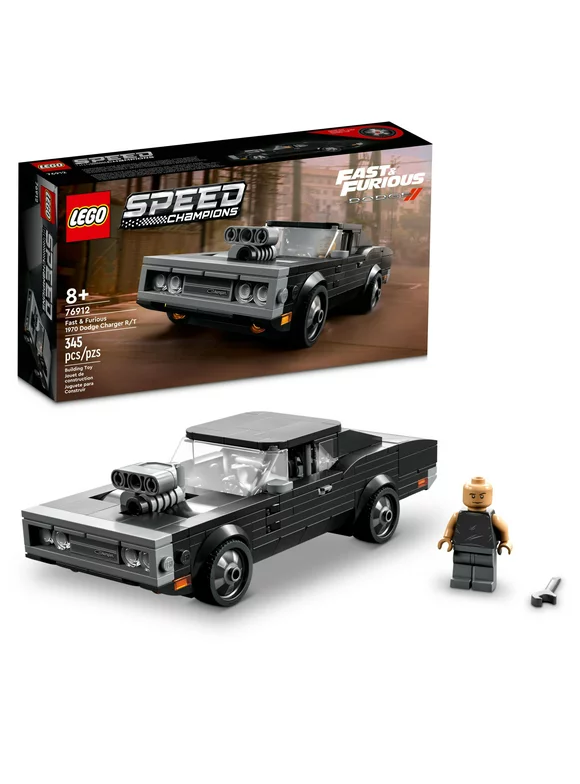 LEGO Speed Champions Fast & Furious 1970 Dodge Charger R/T 76912 Model (345 Pieces)