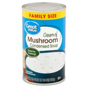 (4 pack) Great Value Cream Of Mushroom Condensed Soup, Family Size, 26 oz