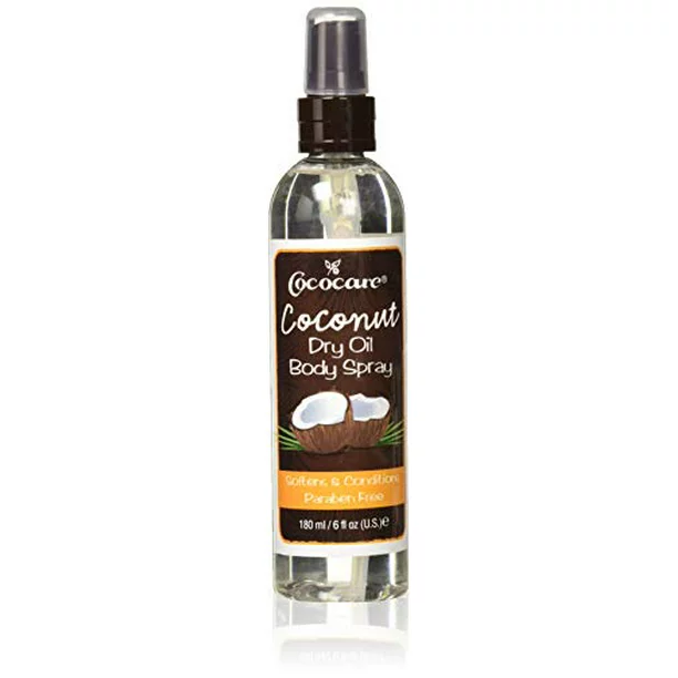 Cococare Coconut Dry Oil Body Spray, 6 Oz