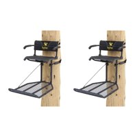 Rivers Edge Big Foot XL Lounger Hang On Portable Hunting Tree Stand (2 Pack)