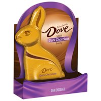 Dove, Easter Dark Chocolate Candy Solid Easter Bunny, 4.5 Oz