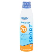 Equate Sport Broad Spectrum Sunscreen Spray, SPF 70, 5.5 oz