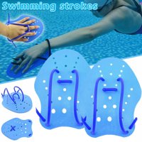 Swimming Stroke Short Palm Hand Paddle Water Webbed Gloves S/M/L Swim Training Outdoor play
