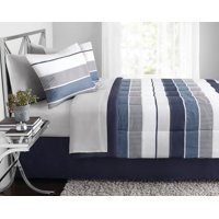 Mainstays Stripe Bed in a Bag Bedding