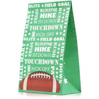 36-Pack Football Paper Party Favor Gift Bags Party Supplies for Goodies, Candy, and Game Day Prizes, 5 X 8.5 X 3 inches