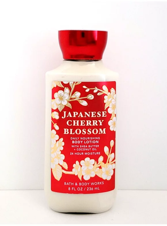 Bath & Body Works JAPANESE CHERRY BLOSSOM Daily Nourishing Body Lotion 8 oz