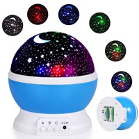 Romantic Star Sky Projector Constellation Starry LED Night Light Baby boy Kids Lamp Moon Rotating Cosmos Toys Gift
