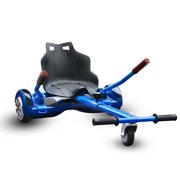 HoverTech 1 All In One Hover Cart Attachment For Hoverboard - Transform your Hoverboard into a Go Kart with Hovercart - Blue