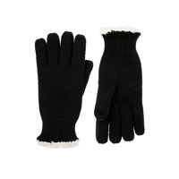 by isotoner Women's smartDRI Solid Acrylic Knit Glove (Sherpasoft)