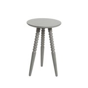 Allison Round Accent Table with Turned Legs