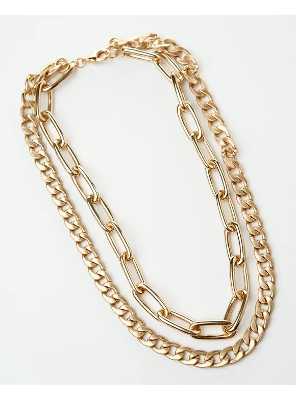 Gold Thick Chunky Chain Necklace