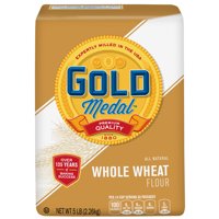 (2 Pack) Gold Medal Whole Wheat Flour, 5 lb Bag