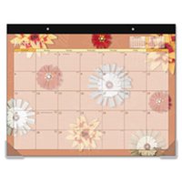 At-A-Glance AAG5035 Desk Pad Calendar,12-Mth,Jan-Dec,1PPM,22 in. x 17 in.,Flowers