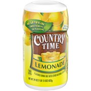 Country Time Lemonade Flavored Powder Drink Mix, 29 oz Jar