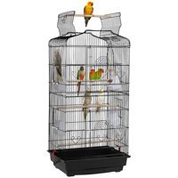 SmileMart Large 36" Metal Bird Cage with Play Top for Parakeets, Lovebirds, and Finches, Multiple Colors