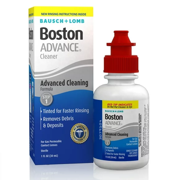 Boston ADVANCE Cleaner Contact Lens Solution for Rigid Gas Permeable Lenses  from Bausch + Lomb, 1 fl. oz.