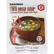 Kikkoman Instant Tofu Miso Soup Mix, 1.05 oz, (Pack of 12)