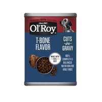 Ol' Roy Cuts in Gravy T-Bone Flavor Wet Dog Food, 13.2 oz, 12 Count