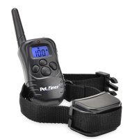 Petrainer Dog Training Collar Rechargeable and Rainproof 330 yds Remote LCD Dog Shock Collar