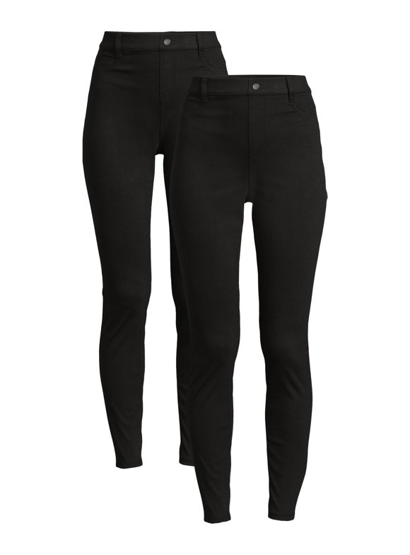 Time and Tru Women’s High Rise Jegging 2-Pack Bundle