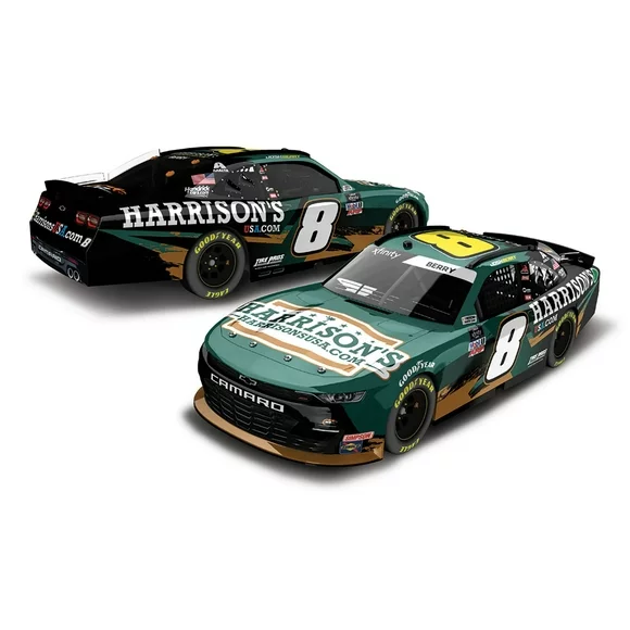 Action Racing Josh Berry 2022 #8 Harrison's USA NASCAR Xfinity Series 1:64 Regular Paint Die-Cast Chevrolet Camaro