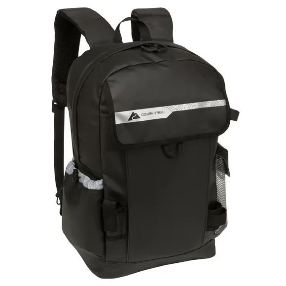Ozark Trail Tackle and Gear 27 Ltr Fishing Backpack, Black, Unisex