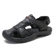 Bruno Marc Mens Outdoor Sports Sandals Fisherman Beach Walking Sandals Water Shoes BANKOK-5 BLACK Size 8.5