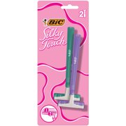 BIC Silky Touch Womens Disposable Razor, Assorted, 2 Pack