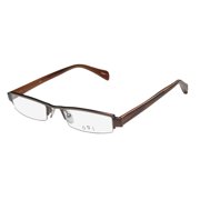 New Ogi 2200 Mens/Womens Designer Half-Rim Taupe / Brown / Multicolor Popular Design Modern Half-rimless Frame Demo Lenses 48-19-140 Eyeglasses/Glasses