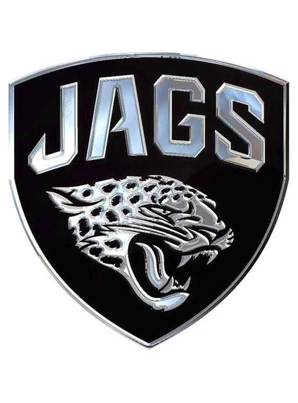 Jacksonville Jaguars Shield Solid Metal Auto Emblem