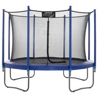 Upper Bounce 10' Trampoline, with Enclosure, Blue