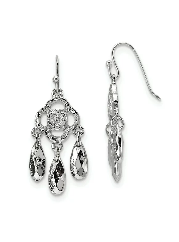 Silver-tone Dangle Earrings