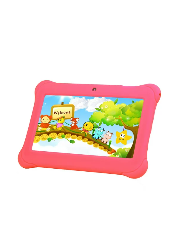 Tagital 7" T7K Quad Core Android Kids Tablet, with Wifi and Camera and Games, HD Kids Edition with Kid Mode Pre-Installed