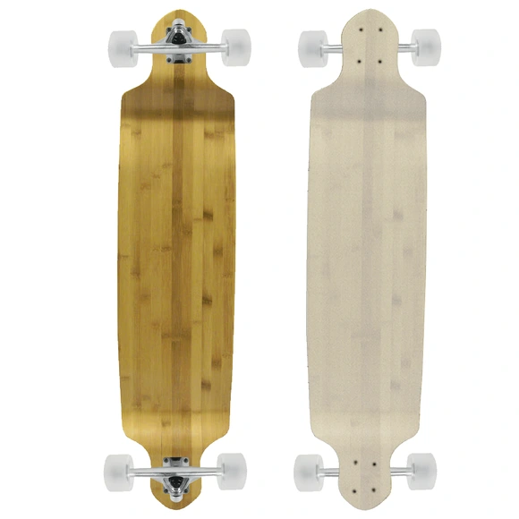 Moose Drop Down 9.75" x 41.25" Longboard Baked Bamboo Complete