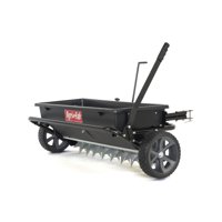 Agri-Fab, Inc. 100 lb. 32" Spread Drop Spreader/Spike Aerator Tow Behind Lawn Groomer Model #45-0543