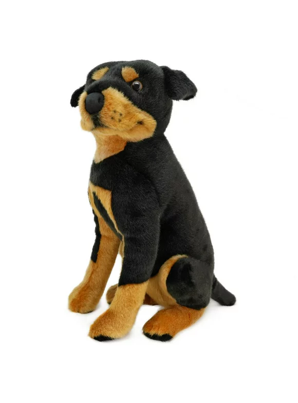Ronin the Rottweiler | 14 Inch Stuffed Animal Plush | By Tiger Tale Toys