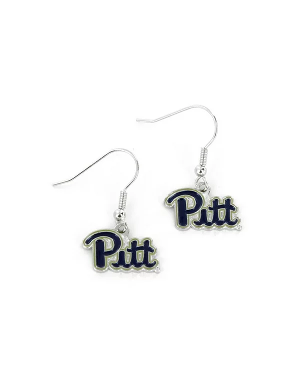University of Pittsburgh Dangler Earrings