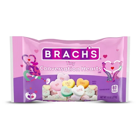Brach's Tiny Conversation Hearts Candy 10oz