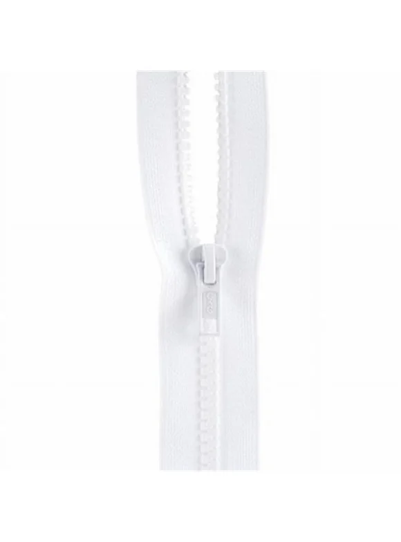 Coats - Thread & Zippers 32581 Sport Separating Zipper 26 in. -White