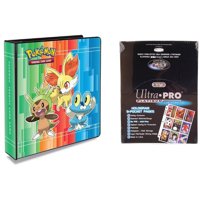 Ultra Pro Pokemon X and Y 2" 3-Ring Binder with 100 Ultra Pro Platinum 9-Pocket Sheets