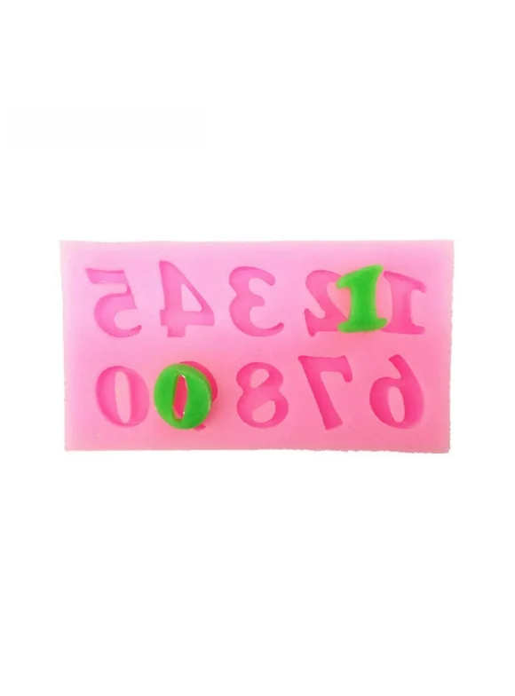 Fondant letter mold candy making tool Silicone letter mold cake decoration