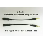 2-Pack OEM LifeProof Headphone Adapter Cable For iPhone 6/6 Plus Fre & Nuud Case