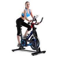 Goplus Indoor Cycling Bike Exercise Cycle Trainer Fitness Cardio Workout LCD Display