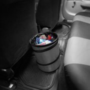 Auto Car Trash Can Portable Collapsible Waterproof Large Gray