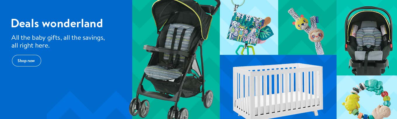 Deals wonderland. All the baby gifts, all the savings. All right here. Shop baby.