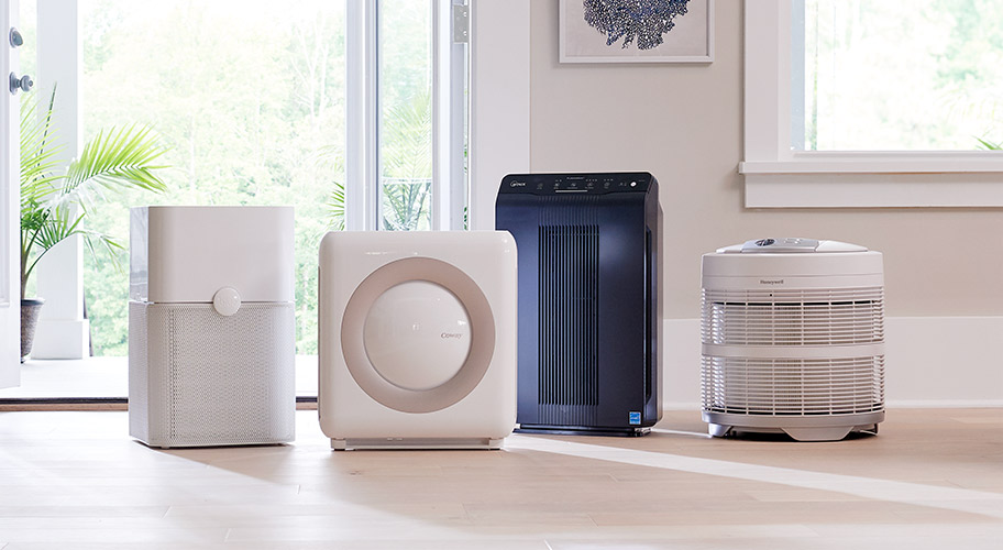 Air purifiers quickly, efficiently, & effectively remove airborne particulates & allergens such as pollen, dust, pet dander, & smoke—leaving your indoor environment clean, clear, & livable.