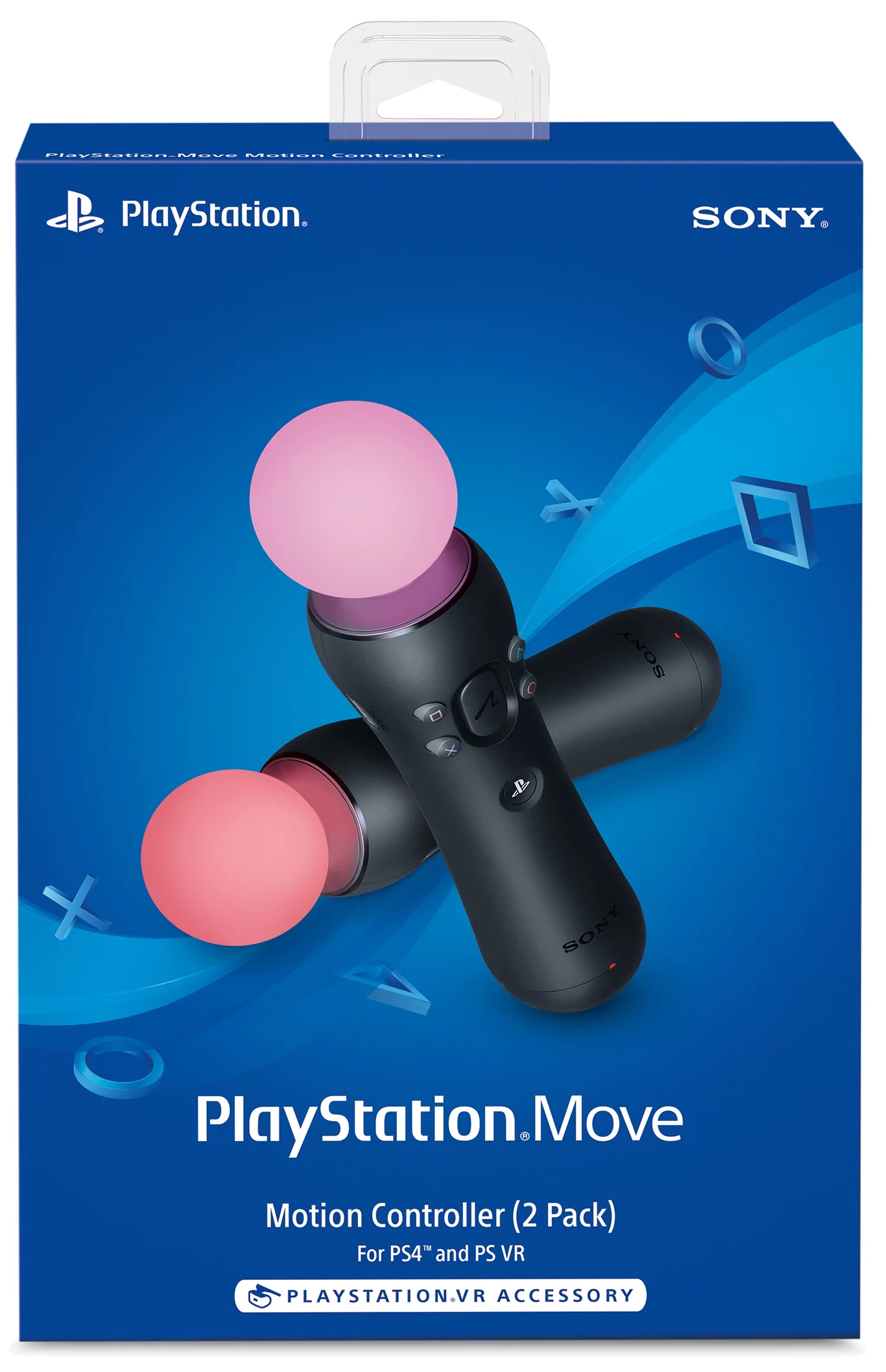 2 Pack Sony PlayStation Move VR Motion Controllers PS4