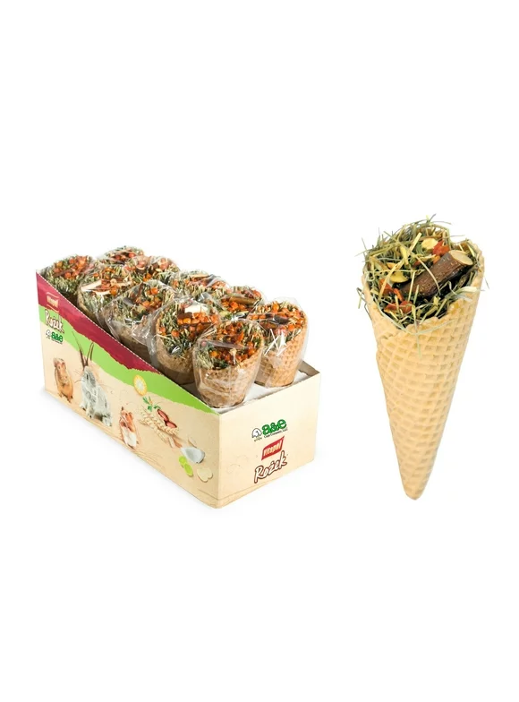 A&E Cage Co Smakers Small Animal Waffle Cone Treats, 10 Count Display