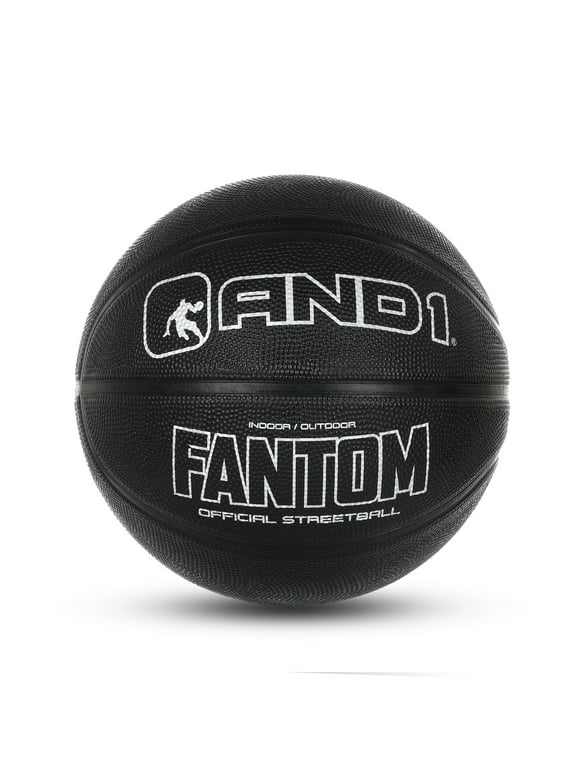 AND1 Fantom Street Basketball 29.5 Full Size, Black