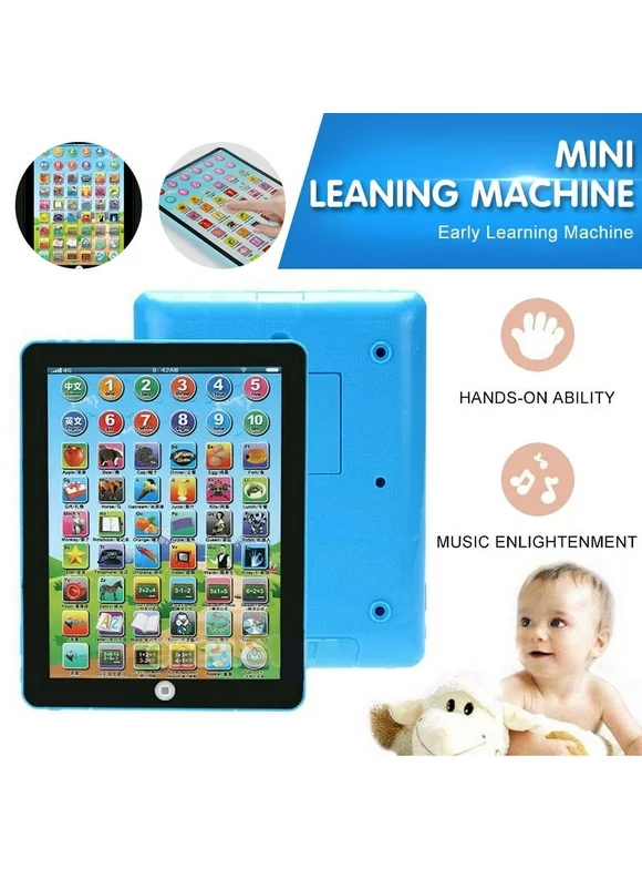 Amerteer Learning Tablet with 5 Learning Mode,Interactive Educational Electronic Learning Pad Toys, Preschool Children Toys Toddler Gifts for Age 1 2 3 4 5 Year Old Boys and Girls